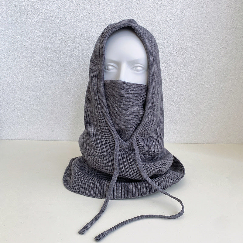 Women's Solid Color Knitted Warm Pullover Cape