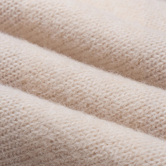 Solid Color Knitted Casual Top For Women