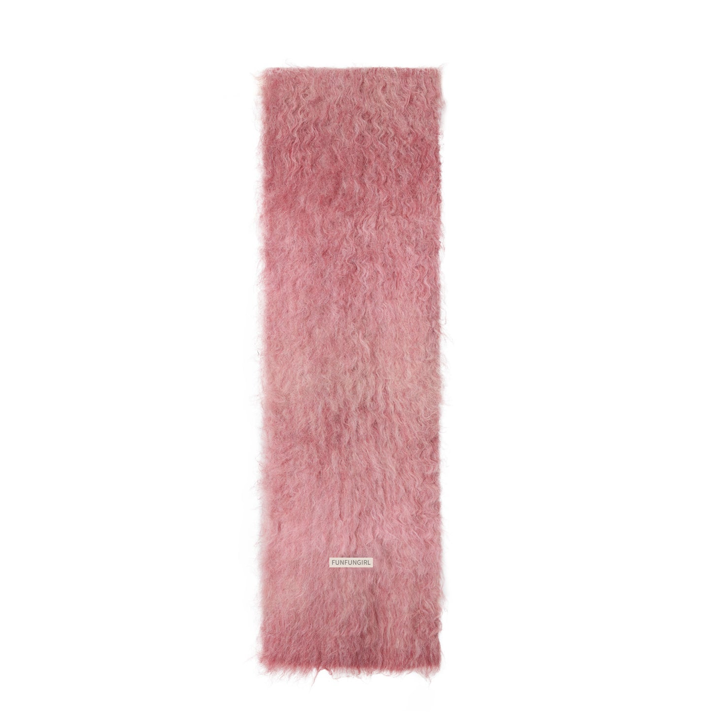 Fluffy Knitted Scarf Warm And Thick Scarf