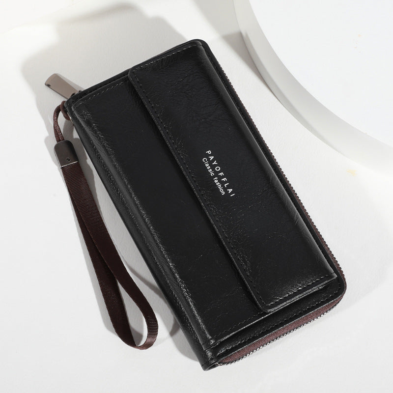 Casual Long Wallet Large-capacity Handbag Mobile Coin Purse