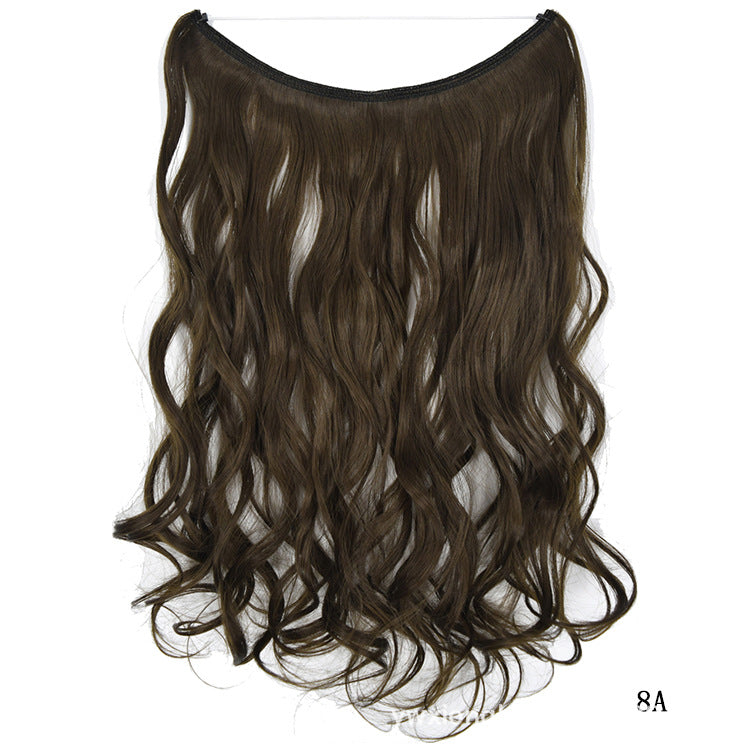 Women's One-piece Seamless Hair Extension Wig Set
