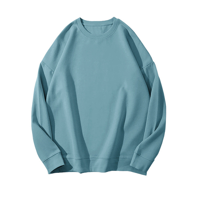 Dame Sweater i Ensfarvet med Pelsdetaljer
