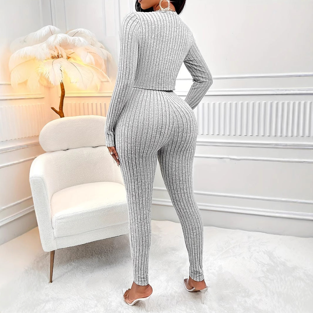 Women's Fashion Cardigan Camisole Three-piece Suit