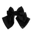 French Gentle Graceful Satin Oversized Bow Ribbon Hairpin
