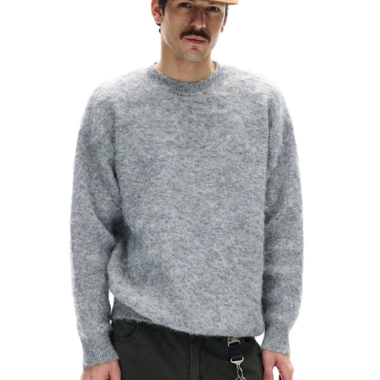 Men's Loose And Versatile Relaxed Laid-back Crewneck Knit Sweater