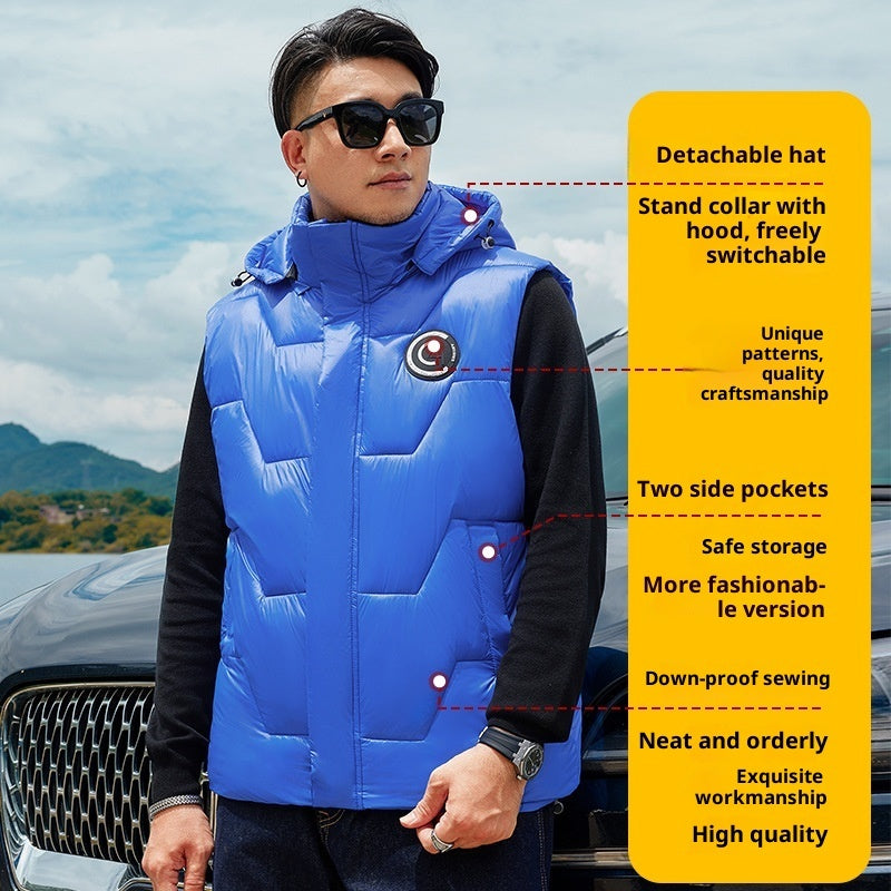 Men's Casual Loose Plus Plush Warm Vest