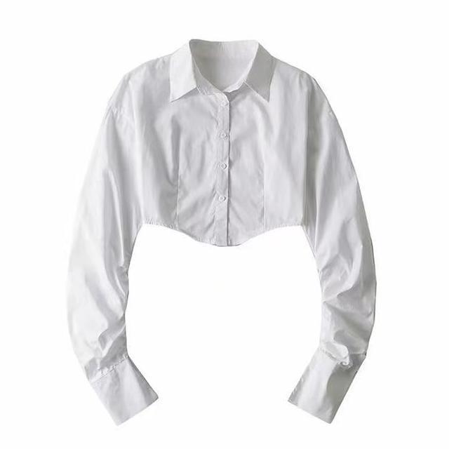 All-matching Slim Fit Short Chic Temperament Shirt