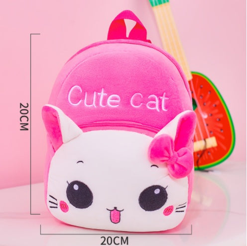 Children's One-shoulder Fashion Plush Embroidered Fabric Mini Bag