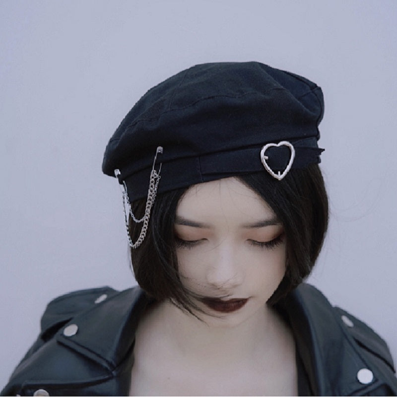 Ornament Original Handmade Heart Metal Beret