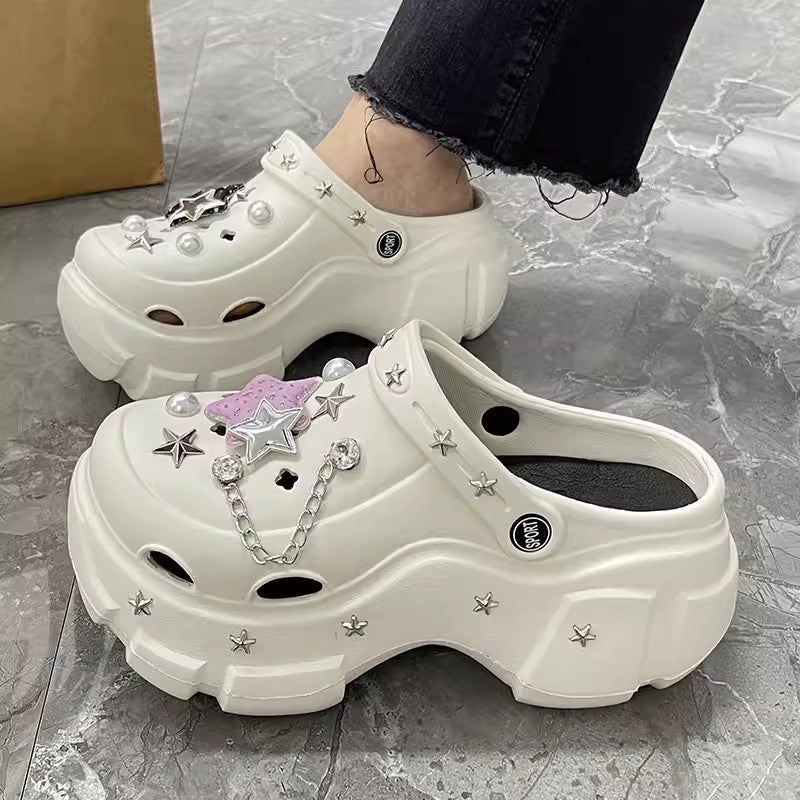 High-top Hole Shoes Y2g XINGX Sweet Cool Style  7CM