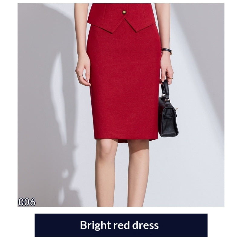 Sleeveless Vest Set With Wide-leg Pants