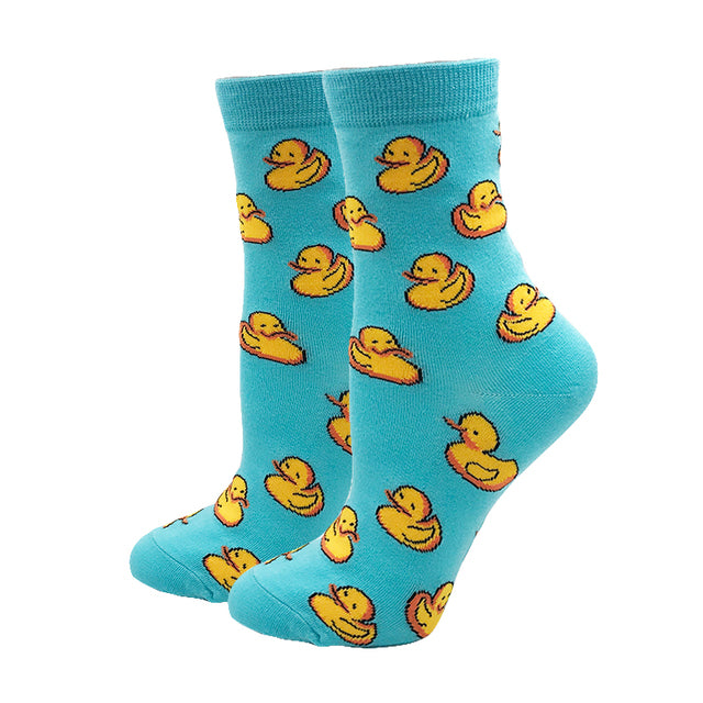 Women's Casual Fashion Simple Jacquard Socks