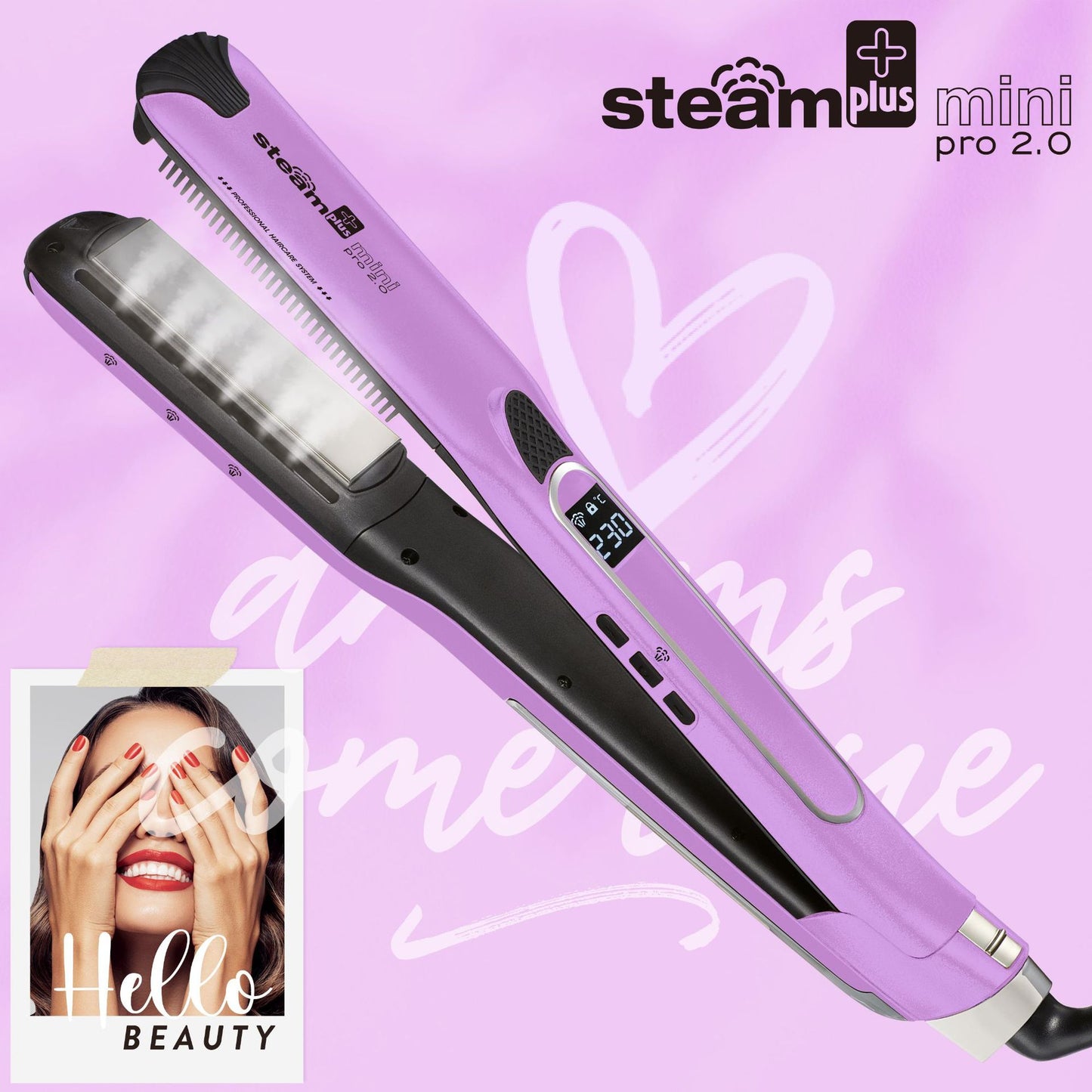 Mini Steam Splint Spray Steam Hair Straightener For Curling Or Straightening