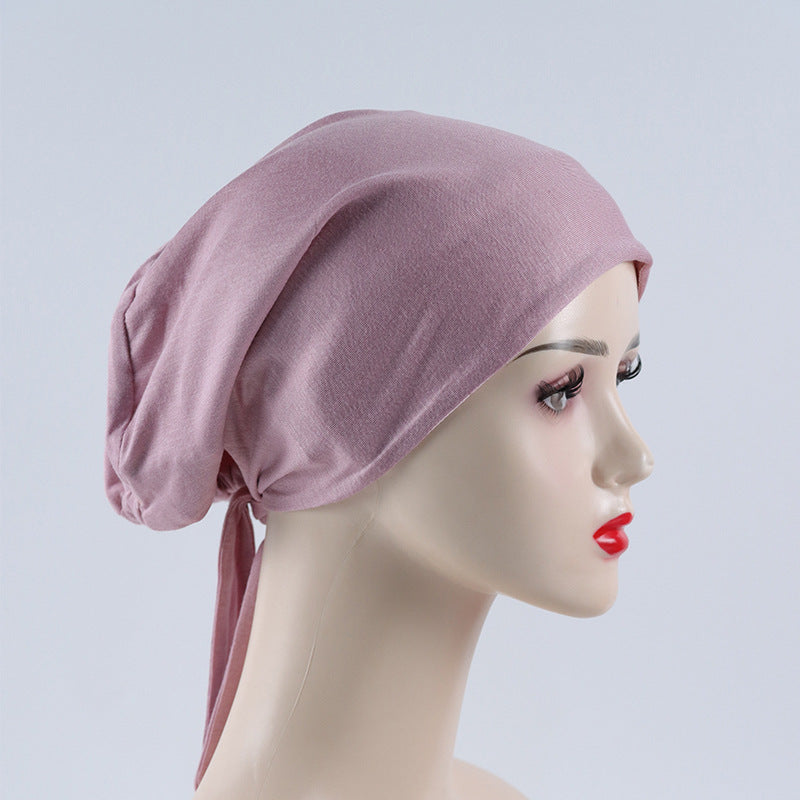 Modal Rayon Lined Elastic Satin Chiffon National Headband