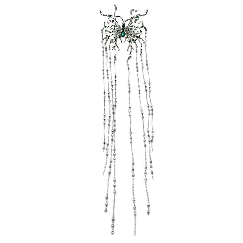 Butterfly Tassel Clip Headgear Women Niche