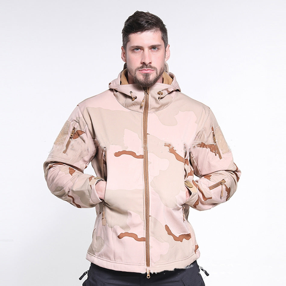 Autumn Bone Frog Sharkskin Softshell Outdoor Jacket