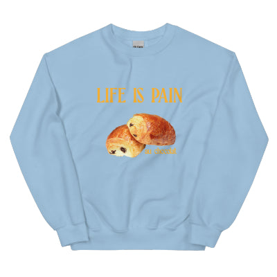 European American Fashion Floral Print Life Is Pain Round Neck Autumn And Winter Bottoming Long Sleeve