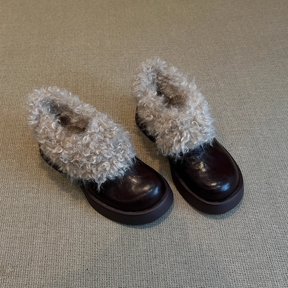 Women's French-style Soft And Gentle Thick-soled Shoes