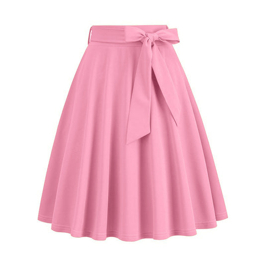 Women's Fashion European And American Style Plaid Skirt