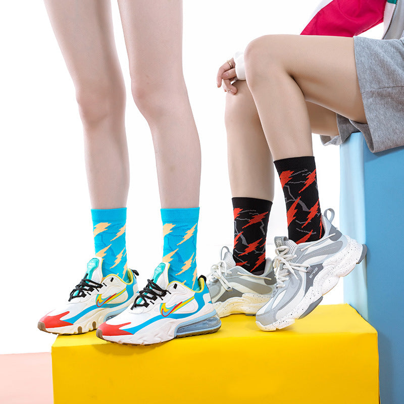 Women's Moisture Wicking Deodorant Casual Sports Fashion Socks