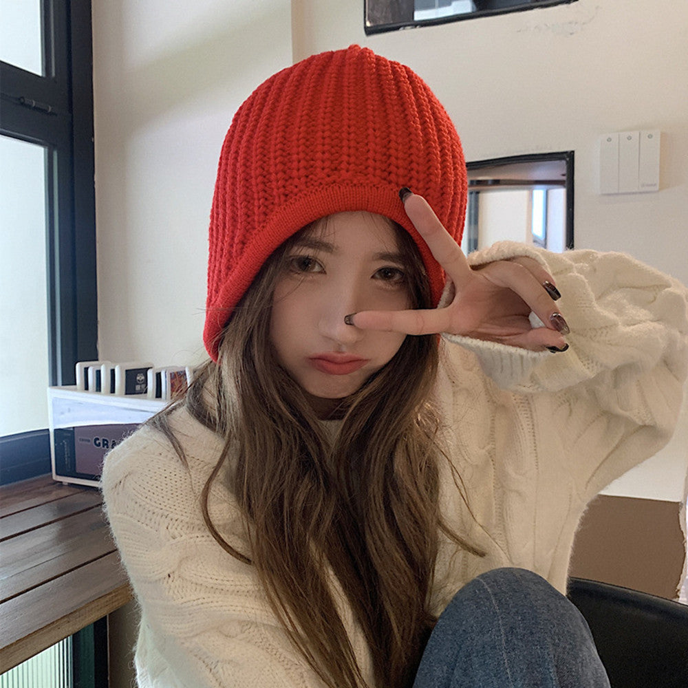 Women's Hat Can Be Used To Ski With Fashionable Wool