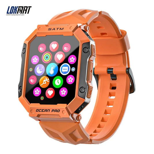 OCEAN PRO Smart Watch Health and Sports Monitoring Smart Notification Smart Watch Men Compatible with IOS and Android