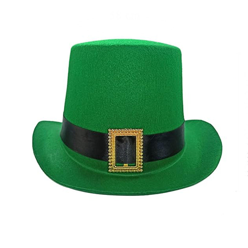 Irish Festival Green Party Show A Tall Hat