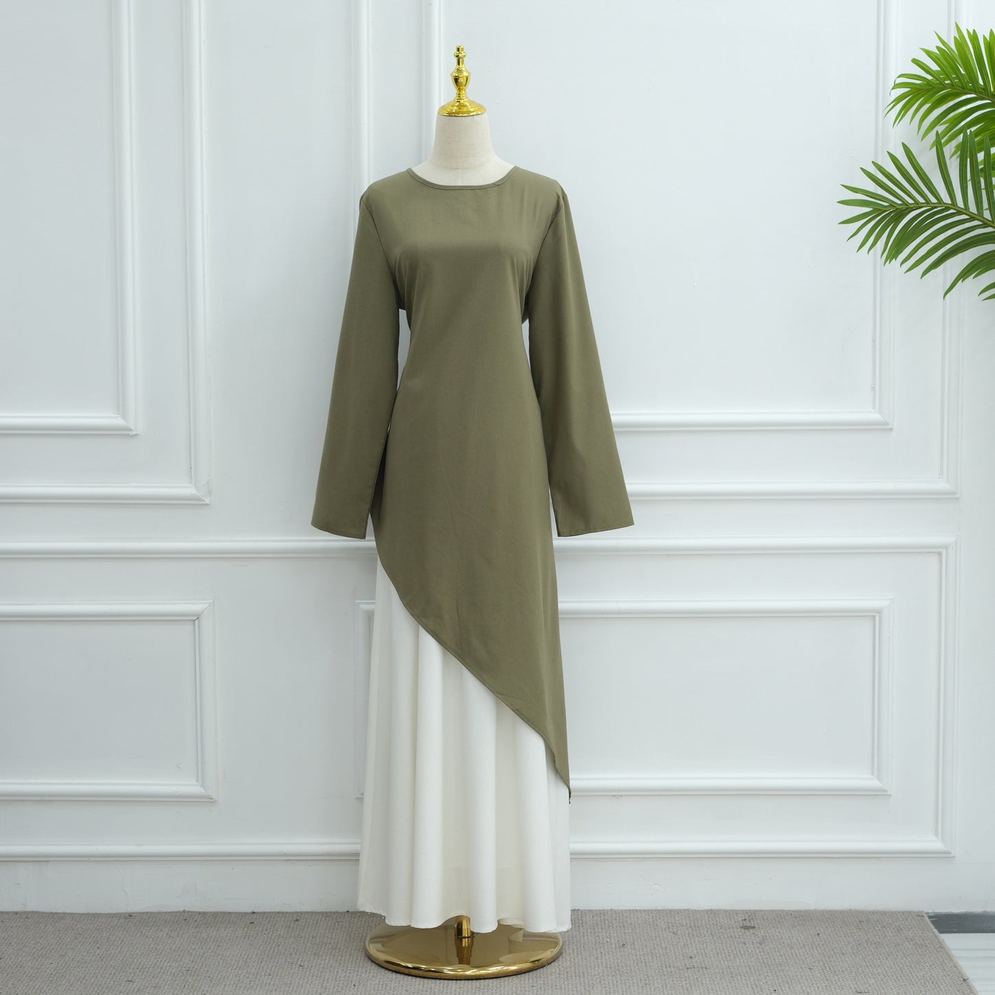 Female Simplicity Elegant Top With Fashion Skirt