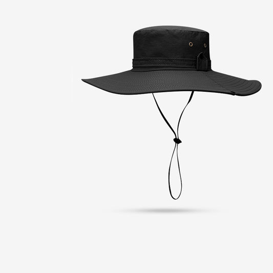 Men's Fashion Outdoor Sun Protection Waterproof Quick Dry Large Eaves Hat