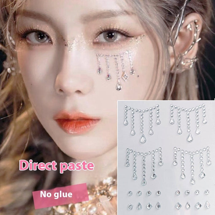 Comes With Sticky Pearl Stick-on Crystals Transparent Photo Shoot