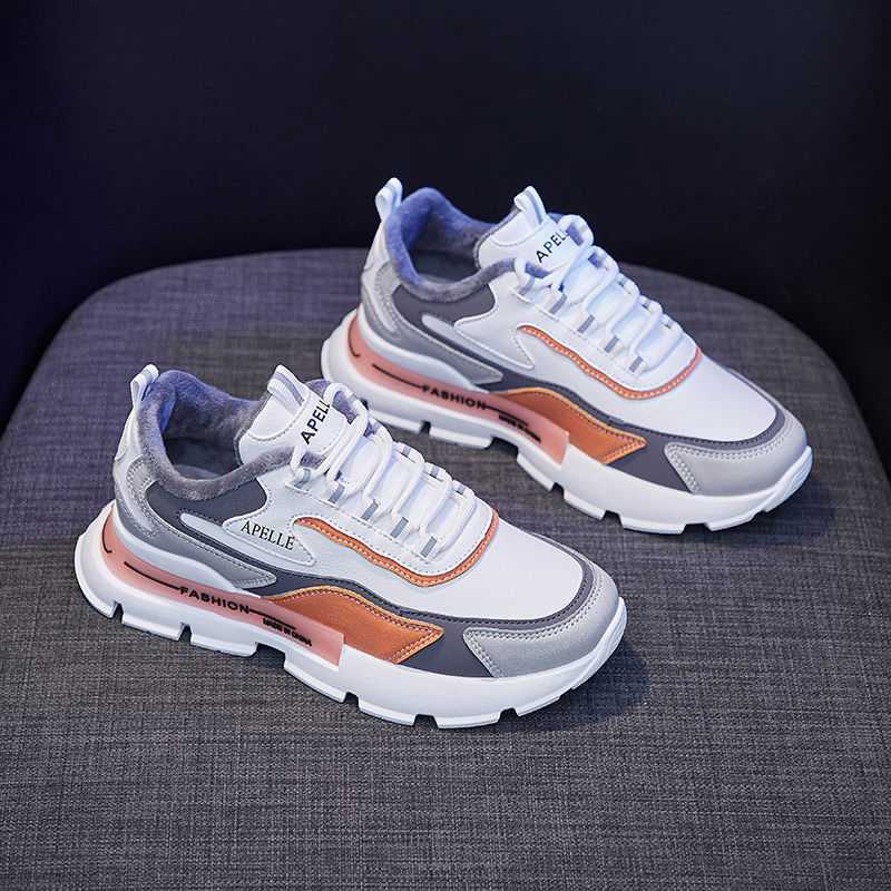 Korean Style All-match Ins Thick-soled Casual Shoes For Female Students
