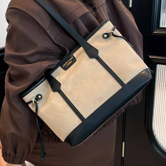 Shoulder Bag Stylish Good Texture Commuter Tote