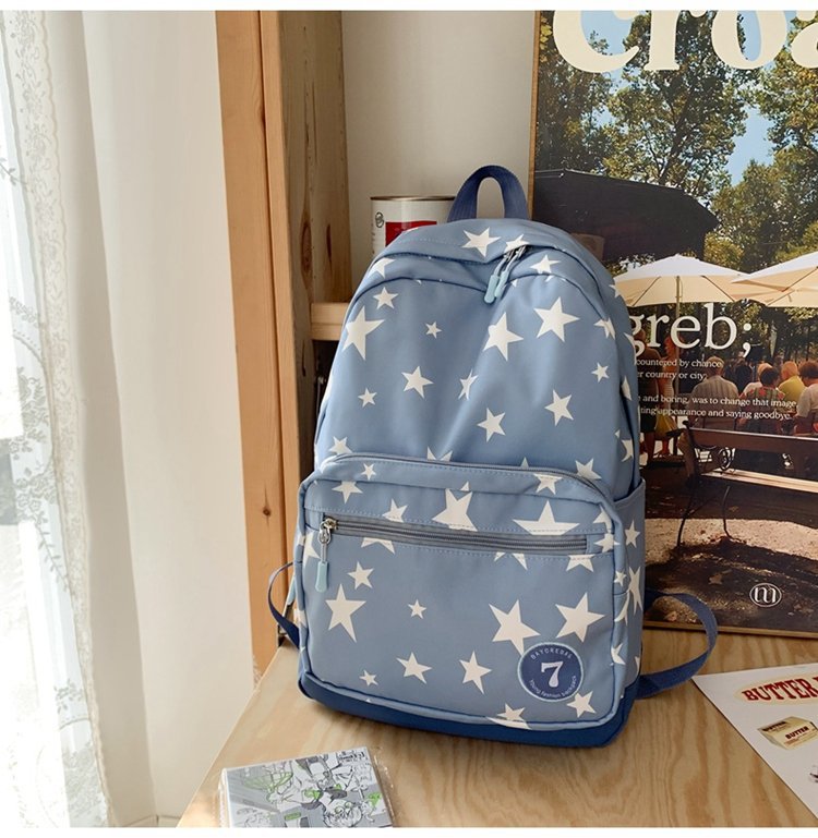 Women's Fashion Simple Large Capacity XINGX Printed Schoolbag