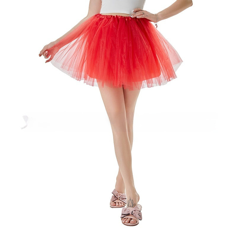 Lining Mesh Princess Pettiskirt 4-layer