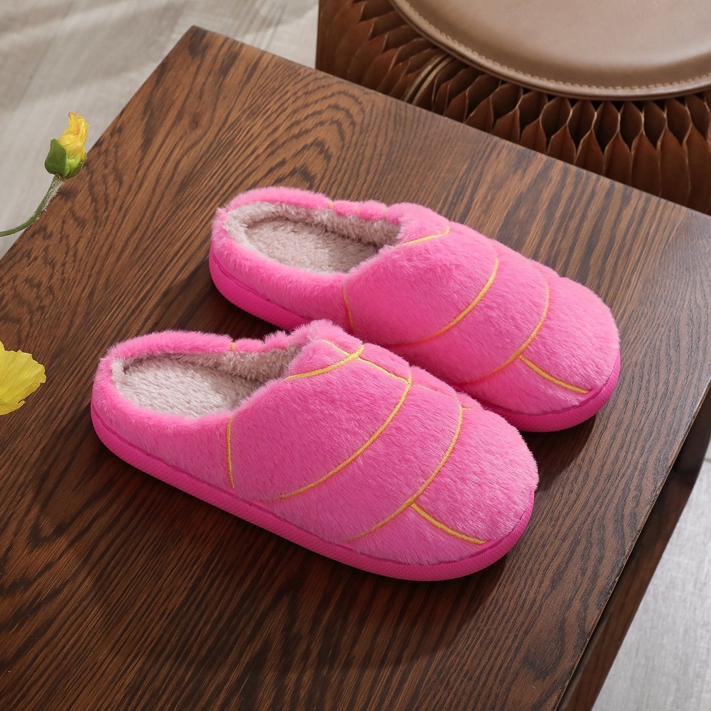 Cotton Slippers Male And Female Home Winter Warm Indoor Wool Sleeper