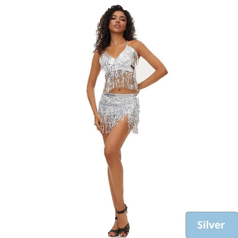 Belly Dance Costume Jazz Dance Sexy Stage Suit