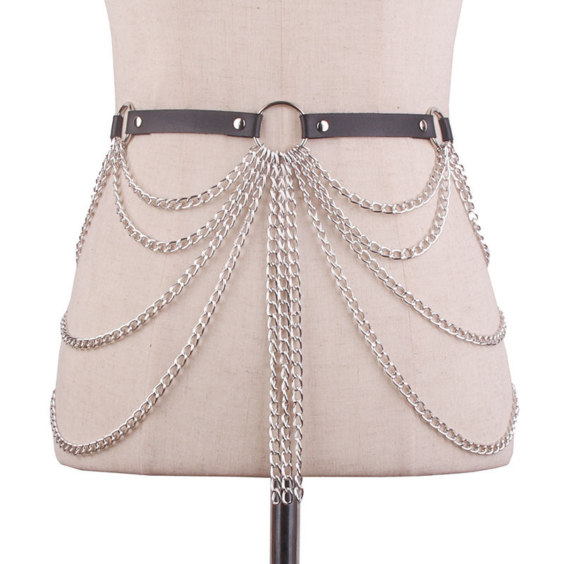 European And American PU Decoration Belt Multi-layer