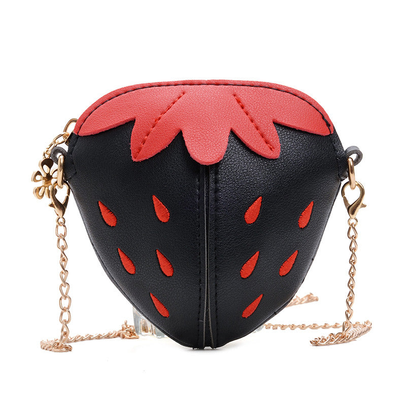 Children's Bag Strawberry Chain Messenger