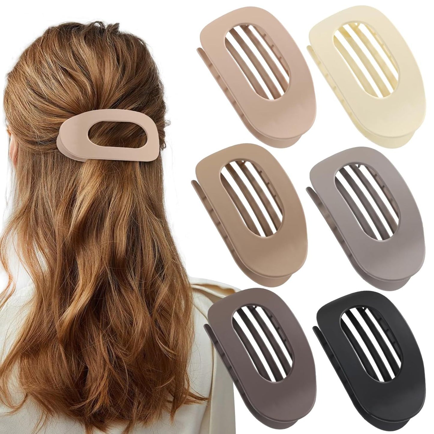 Women's Portable And Simple Plastic Frosted Grip