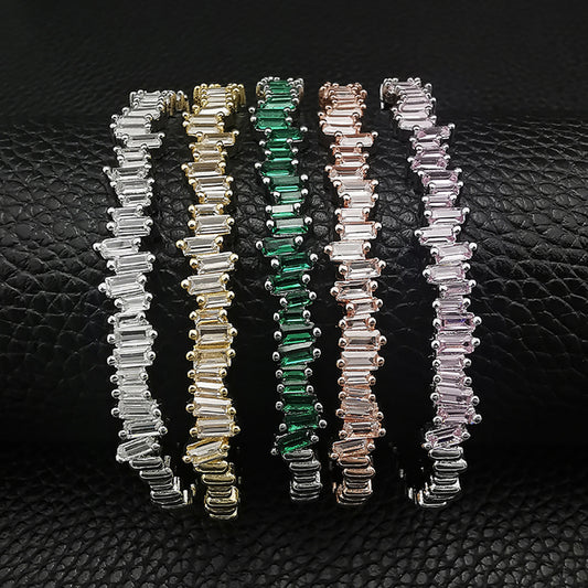 Zircon Women's Simple And Stylish Personality Bracelet