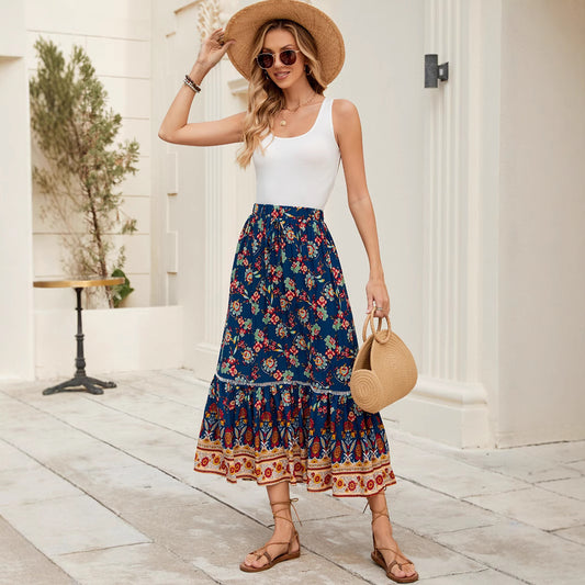 Women's Bohemian Holiday Skirt