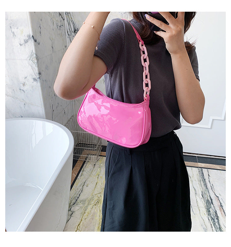Chain One Shoulder Candy Color Fashion Female Bag