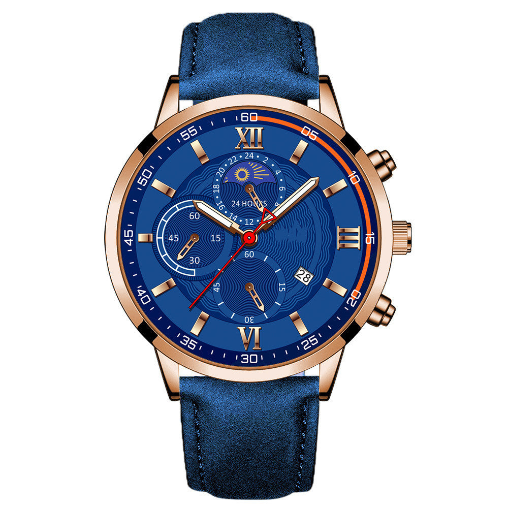 Fully Automatic Calendar Luminous Quartz Watch