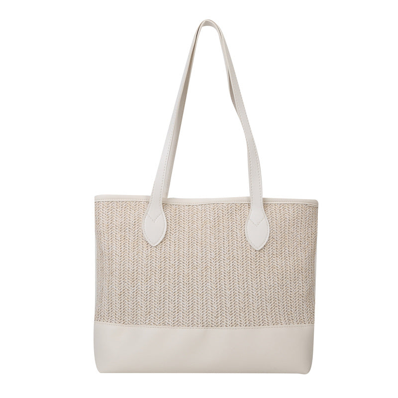 Large And Minimalist Storage Bag For Women's Shoulder