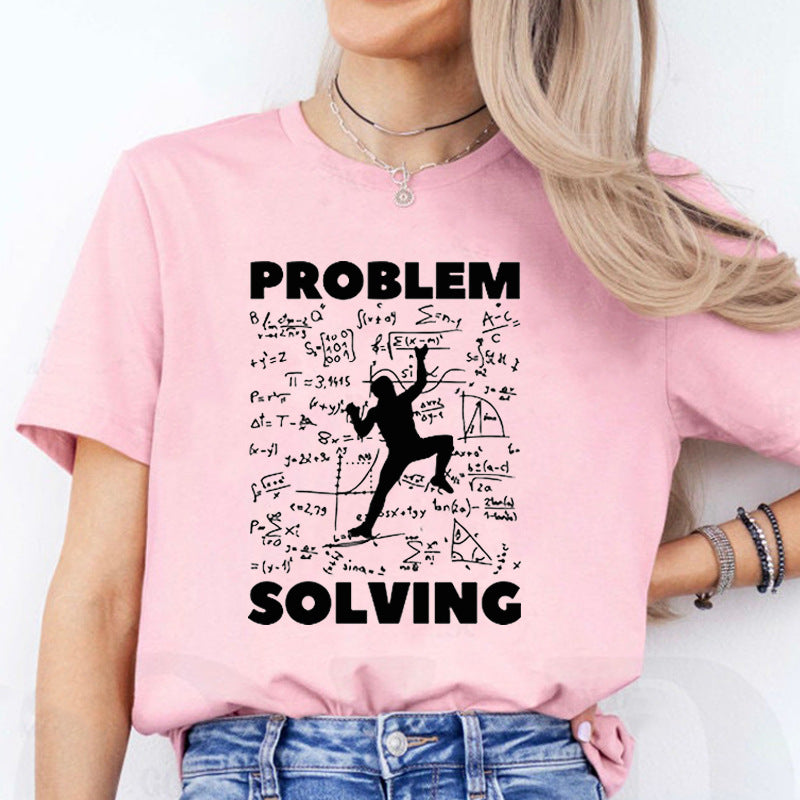 Climbing Problem-Solving Graphic T-Shirt