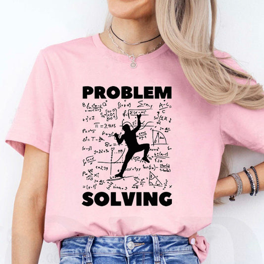 Climbing Problem-Solving Graphic T-Shirt