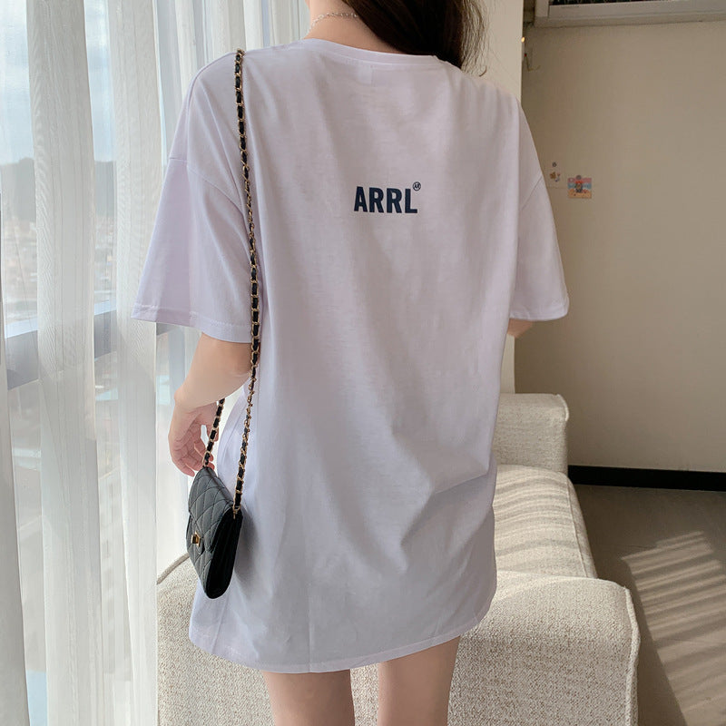 Design Sense Small Medium Length Irregular Slit Top