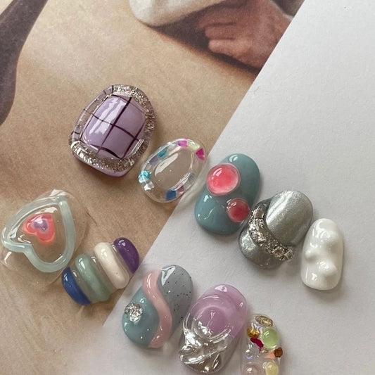 New Detachable Advanced Cute Heavy Industry Pure Desire Wind Student Best-selling Nail Beauty