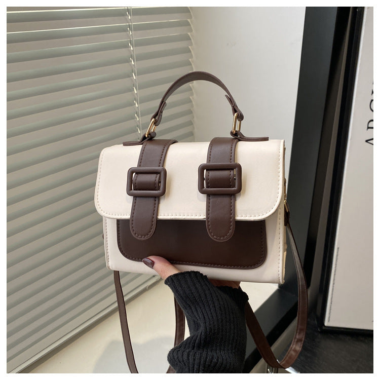 Sjældent Trendy Design En Alsidig Stilfuld Lille Firkantet Skuldertaske/Crossbodytaske