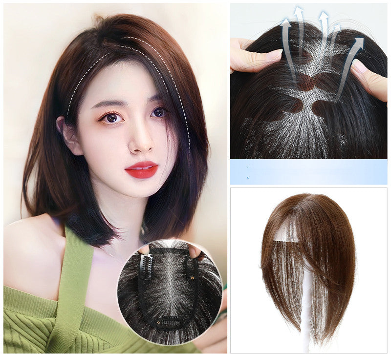 Women's Fashion Simple Net Eight Bangs Wig
